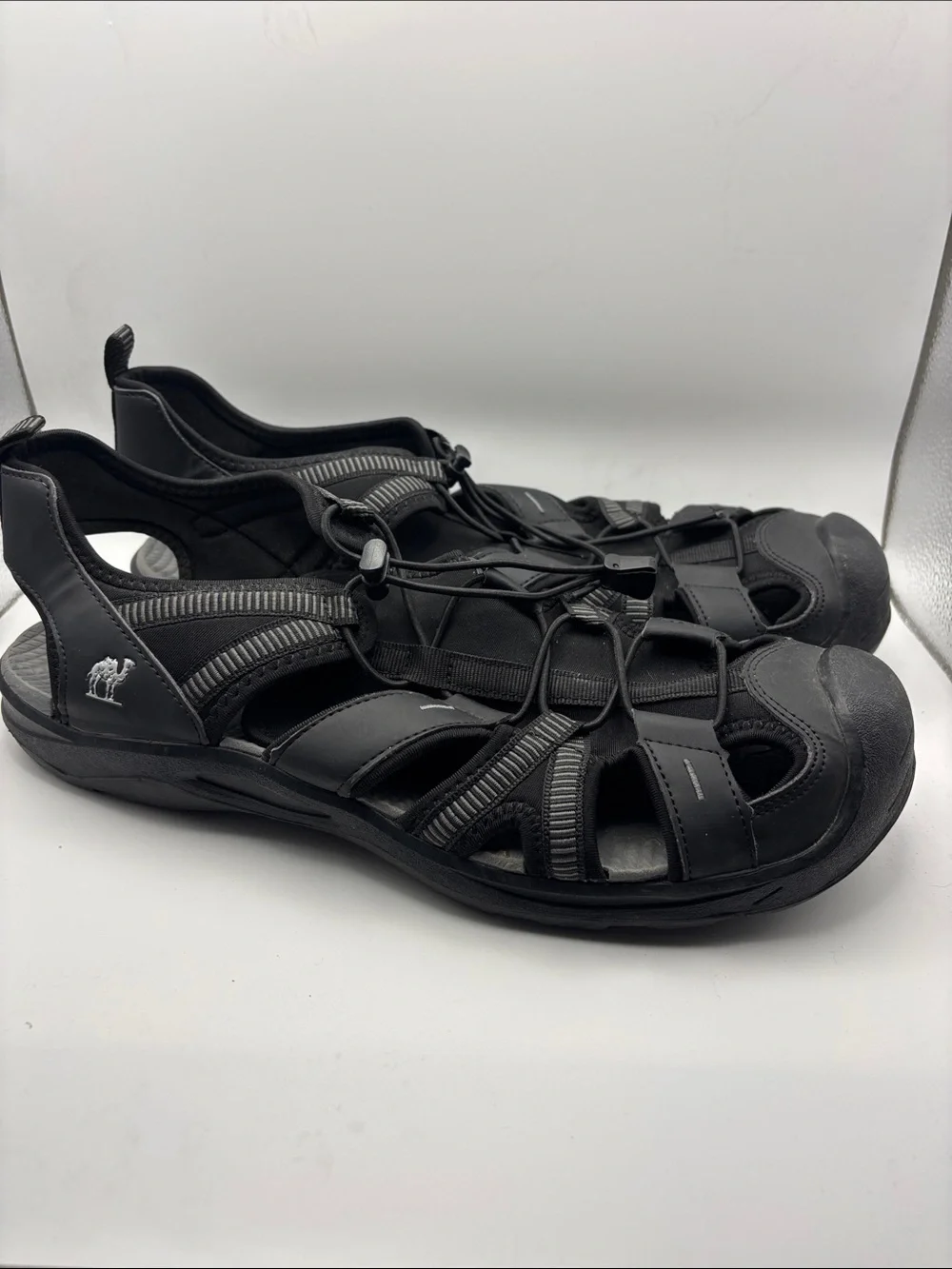 Camel Crown Black Fisherman Sandals Men’s 12 Outdoor Closed Toe Water Shoes